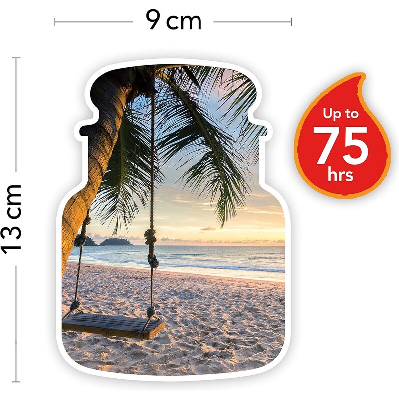 Yankee Candle vonná svíčka Classic ve skle střední Beach Escape 411 g