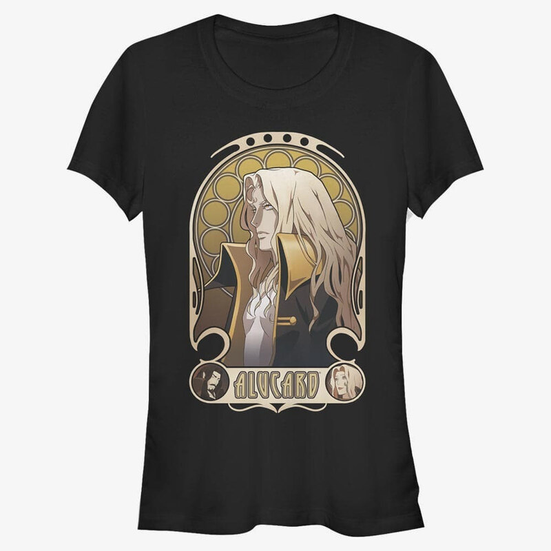 Dámské tričko Merch Netflix Castlevania - Alucard Nouveau Women's T-Shirt Black