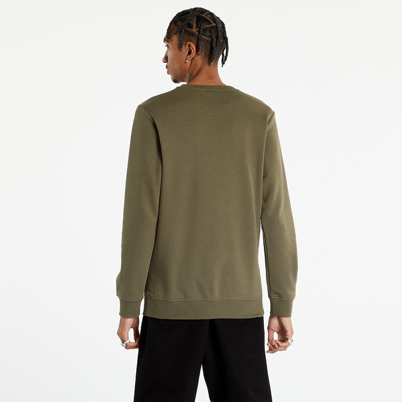 Pánská mikina Urban Classics Basic Terry Crew Olive