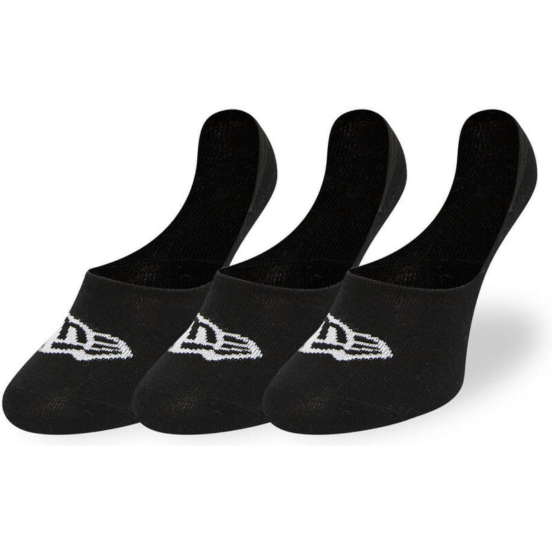 Ponožky New Era Flag Invisible 3-Pack Black Universal