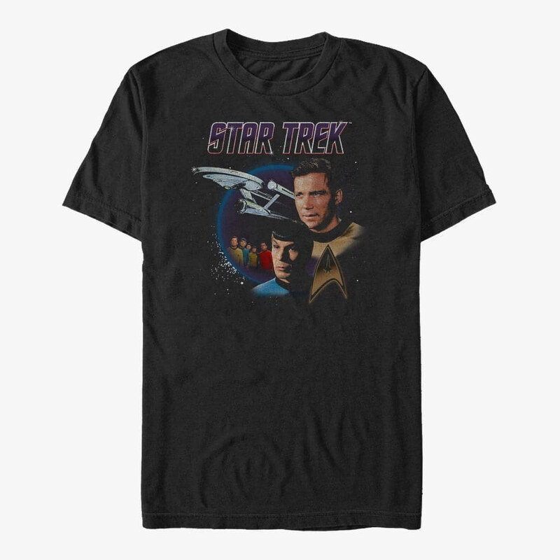 Pánské tričko Merch Paramount Star Trek - Vintage Poster Men's T-Shirt Black