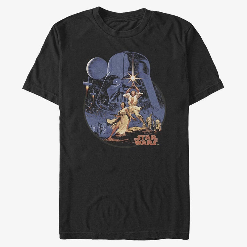 Pánské tričko Merch Star Wars: Classic - Stellar Vintage Men's T-Shirt Black