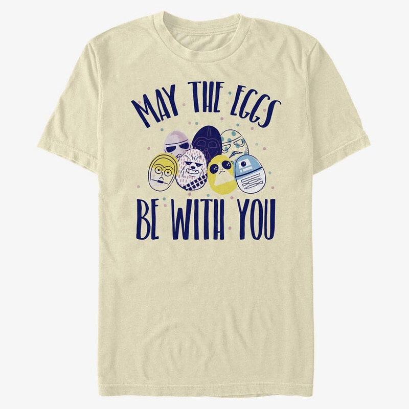 Pánské tričko Merch Star Wars: Classic - EGGS Be With You Men's T-Shirt Natural