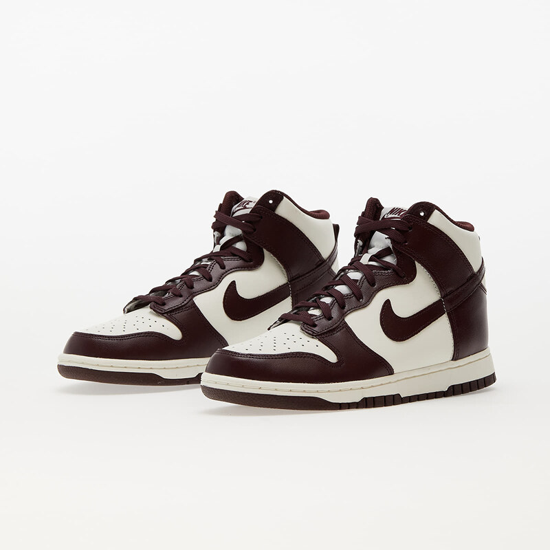 Dámské kotníkové boty Nike W Dunk High Burgundy Crush/ Burgundy Crush-Sail