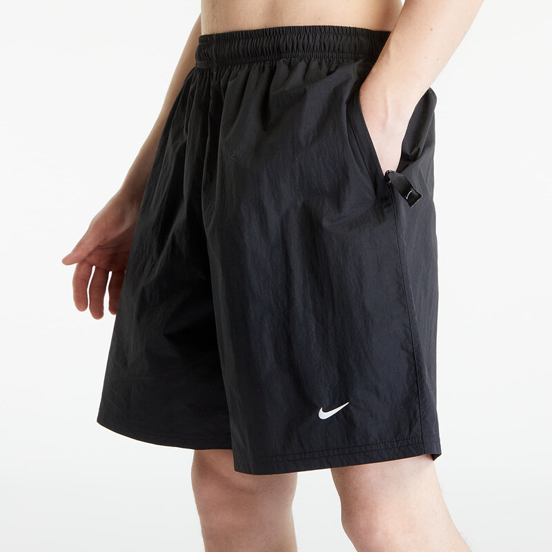 Pánské kraťasy Nike Solo Swoosh Men's Woven Shorts Black/ White