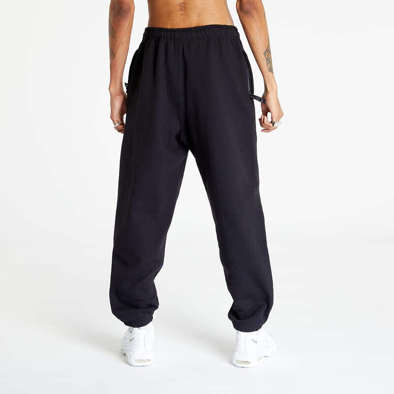 Pánské tepláky Nike Solo Swoosh Men's Fleece Pants Black/ White