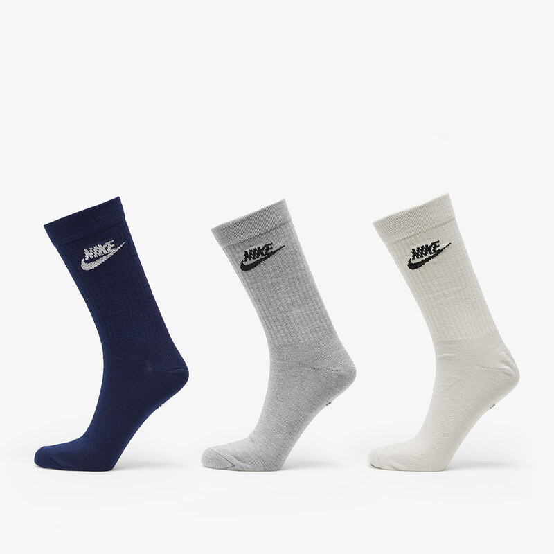 Pánské ponožky Nike Sportswear Everyday Essential Crew Socks 3-Pack Multicolor