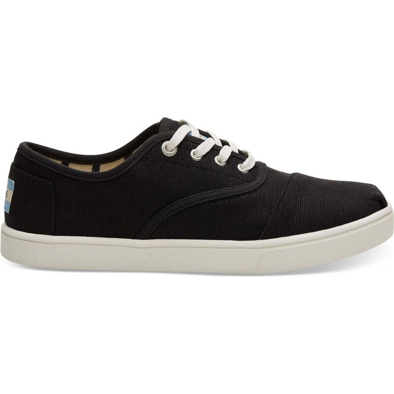 Dámské černé tenisky TOMS Black Heritage Cordones