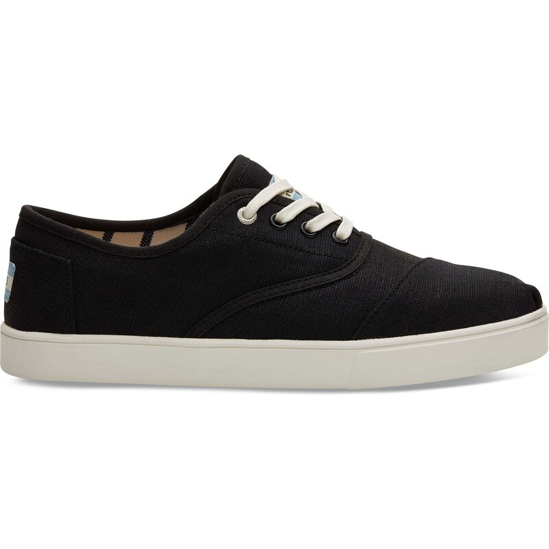 Pánské černé tenisky TOMS Black Heritage Cordones