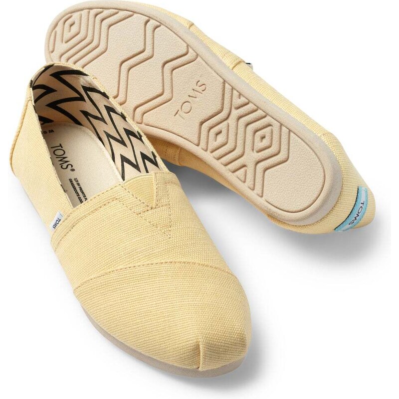 Dámské žluté espadrilky TOMS Alpargata