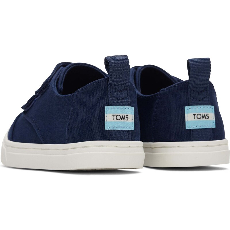 Dětské modré tenisky TOMS Tiny Cordones Cupsole Double Strap