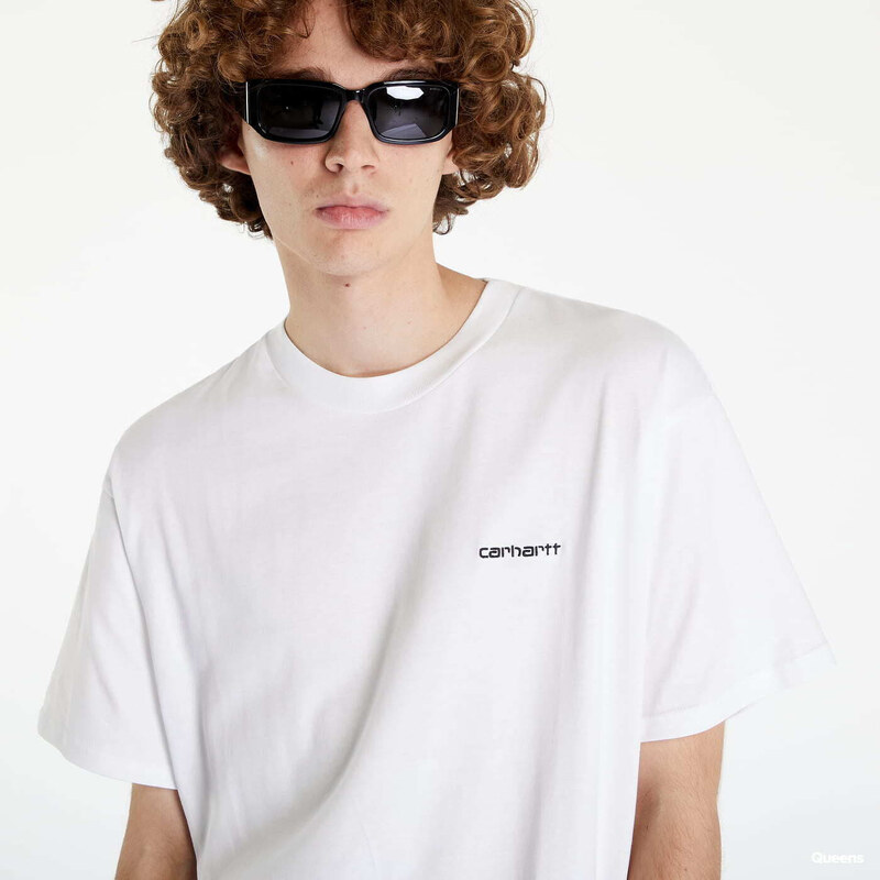 Tričko Carhartt WIP S/S Script Embroidery T-Shirt White XS