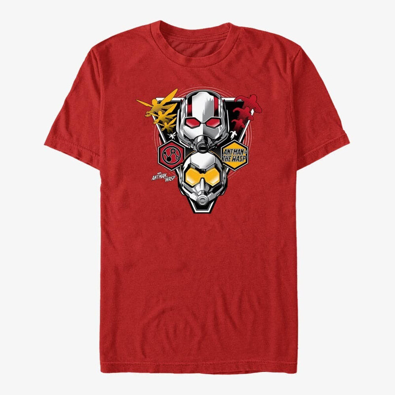 Pánské tričko Merch Marvel Ant-Man & The Wasp: Movie - Ant And Wasp Unisex T-Shirt Red