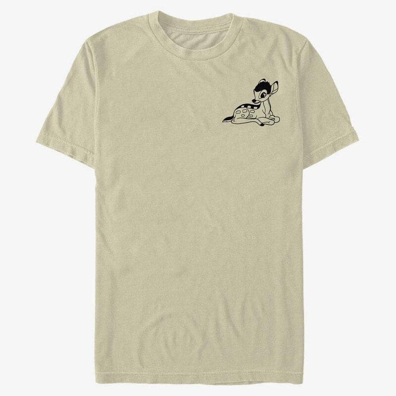 Pánské tričko Merch Disney Bambi - Vintage Line Bambi Unisex T-Shirt Natural