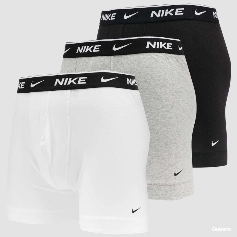 Boxerky Nike Boxer Brief 3Pack C/O Black/ Melange Grey/ White