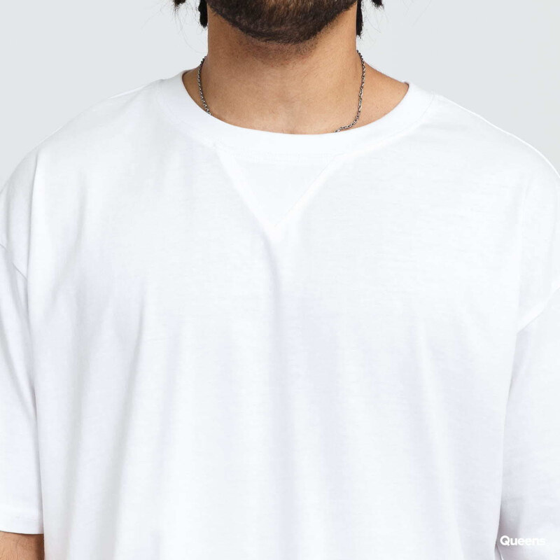 Pánské tričko Urban Classics Organic Cotton Curved Oversized Tee 2-Pack White