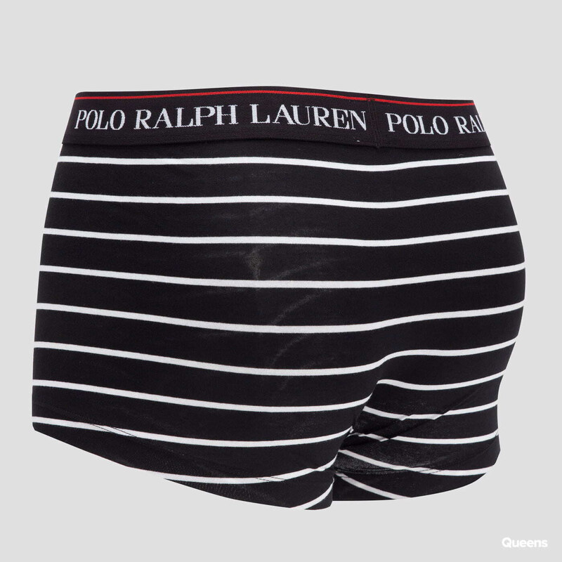 Boxerky Polo Ralph Lauren 3Pack Classic Trunk Black/ White