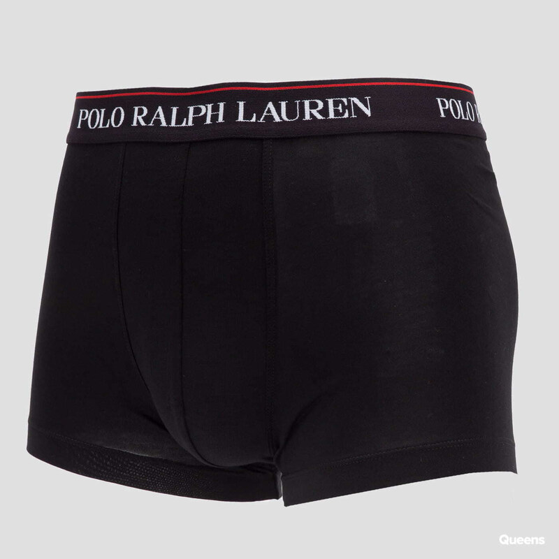 Boxerky Polo Ralph Lauren 3Pack Classic Trunk Black/ White