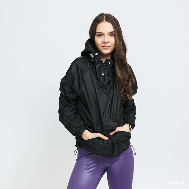 Dámská větrovka Urban Classics Ladies Transparent Light Pull Over Jacket Black