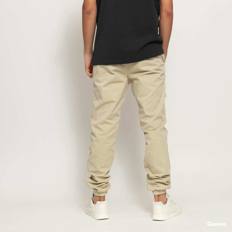 Pánské cargo pants Urban Classics Front Pocket Cargo Jogging Pants Beige