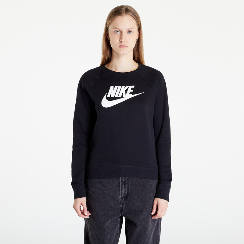 Dámská mikina Nike Sportswear Essential Hybrid Crewneck Black/ White