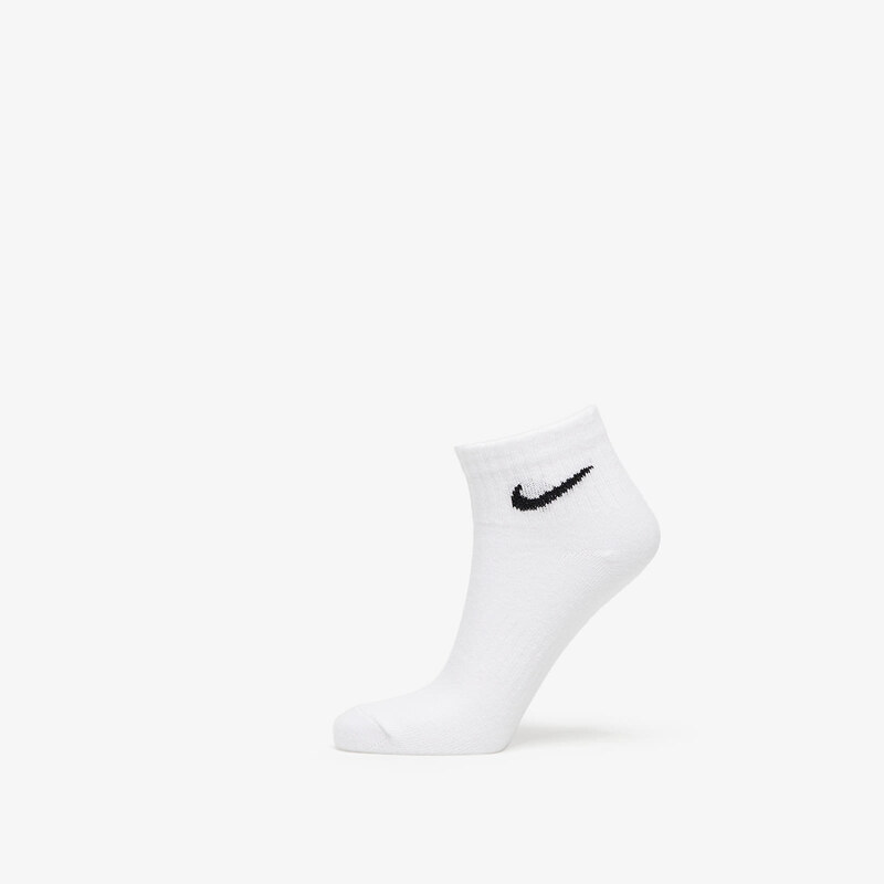 Pánské ponožky Nike Everyday Lightweight Training Ankle Socks 3-Pack White/ Black