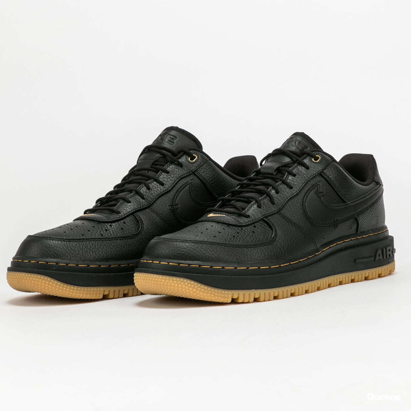 Pánské zimní boty Nike Air Force 1 Luxe Black/ Black-Bucktan-Gum Yellow