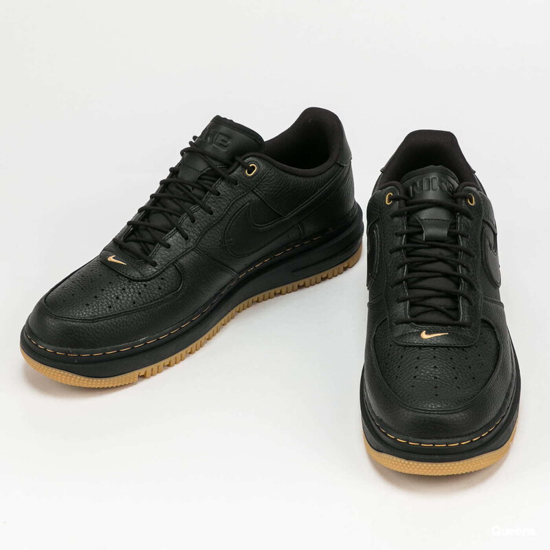 Pánské zimní boty Nike Air Force 1 Luxe Black/ Black-Bucktan-Gum Yellow