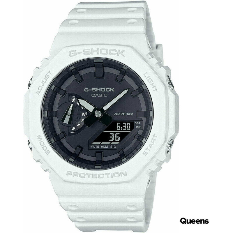 Pánské hodinky Casio G-Shock GA 2100-7AER "Carbon Core Guard" White