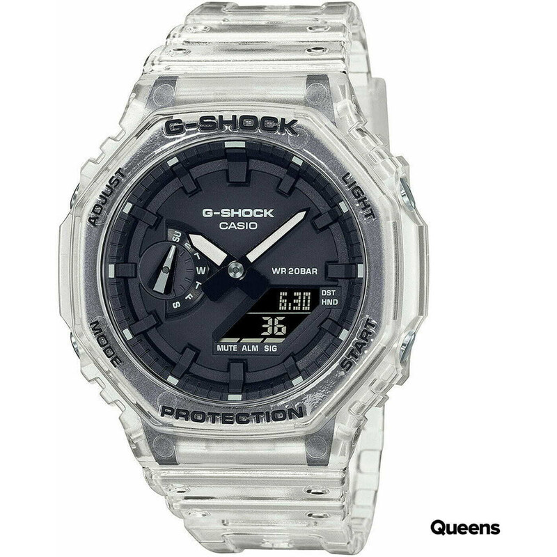 Pánské hodinky Casio G-Shock GA 2100SKE-7AER "Skeleton Series" Transparent