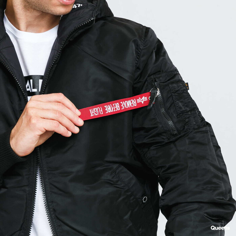 Alpha Industries Inc. Pánská zimní bunda Alpha Industries Hooded Puffer FD Reversible Black