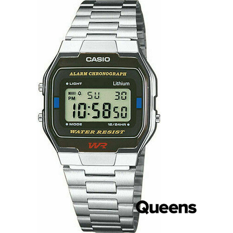 Pánské hodinky Casio A163WA-1QES Silver