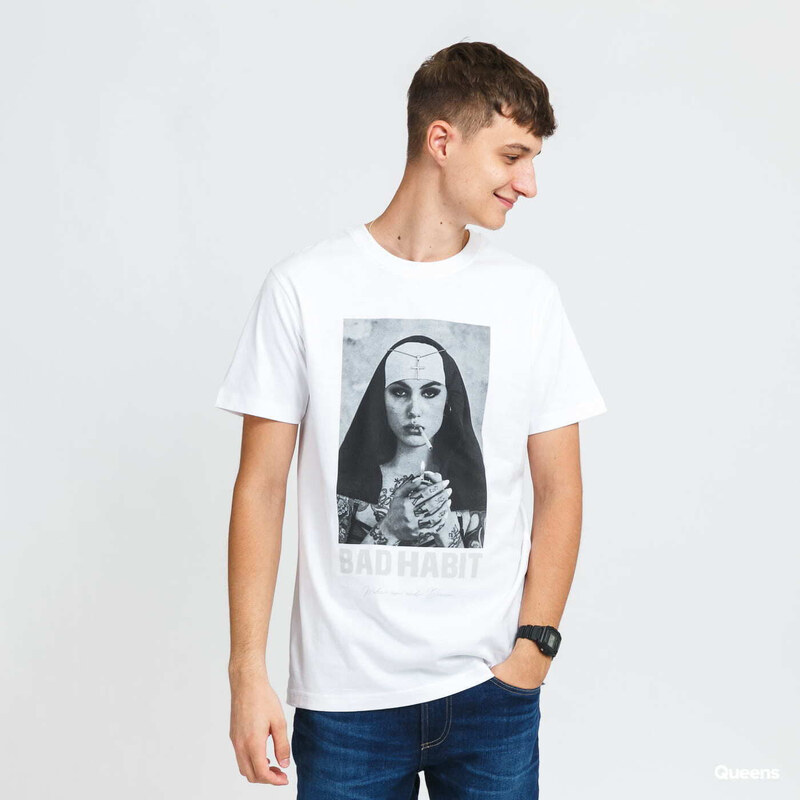 Tričko Urban Classics Bad Habit Tee White M