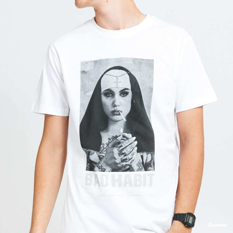 Tričko Urban Classics Bad Habit Tee White M