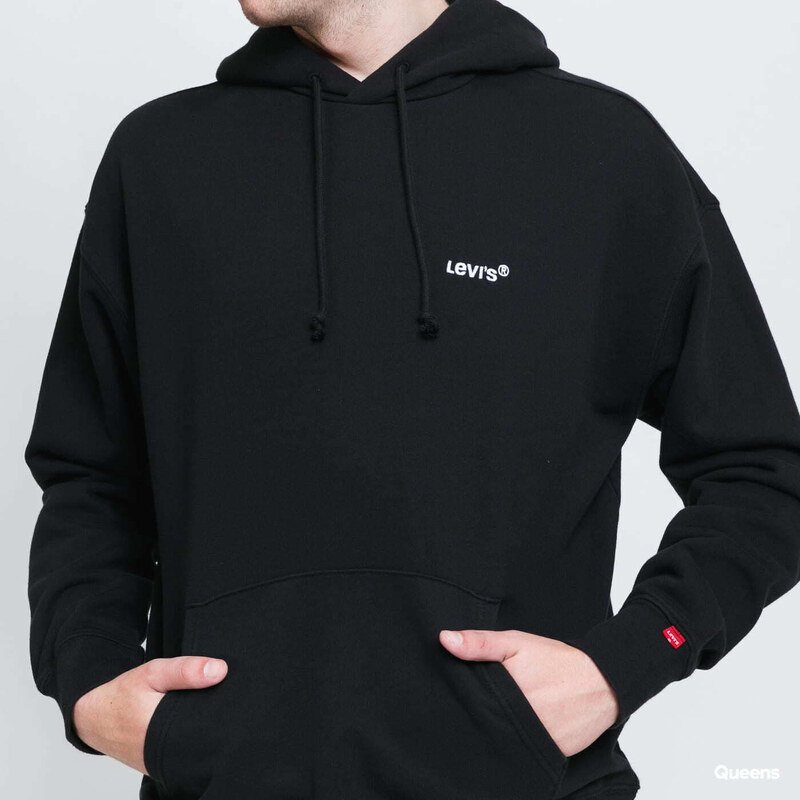 Pánská mikina Levi's  Red Tab Sweats Hoodie Black