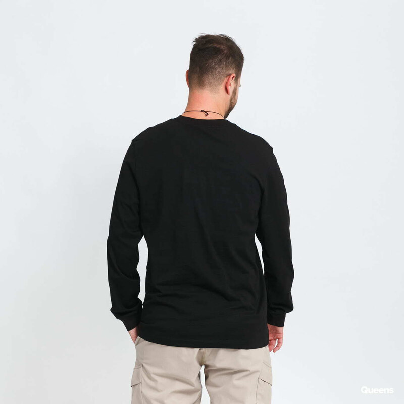 Pánské tričko CALVIN KLEIN JEANS Micro Flock Box Pocket Tee Black