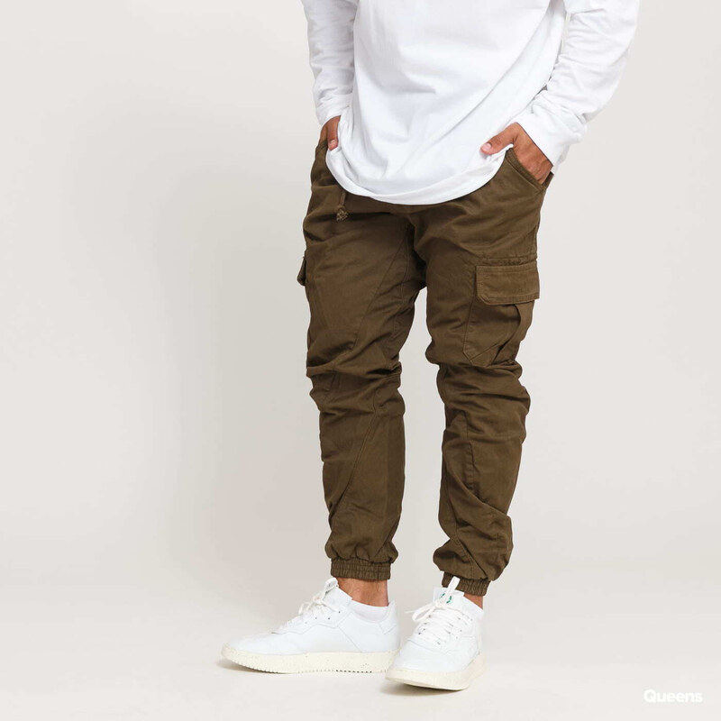 Pánské cargo pants Urban Classics Cargo Jogging Pants Brown