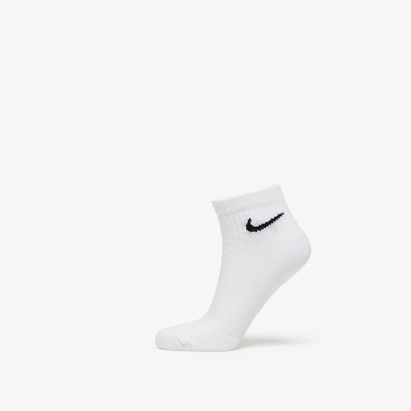 Pánské ponožky Nike Everyday Cushioned Training Ankle Socks 3-Pack White/ Black