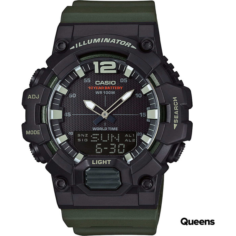 Pánské hodinky Casio HDC 700-3AVEF Black/ Olive