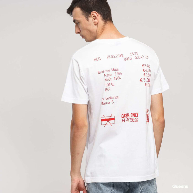 Tričko Urban Classics Cash Only Tee White L