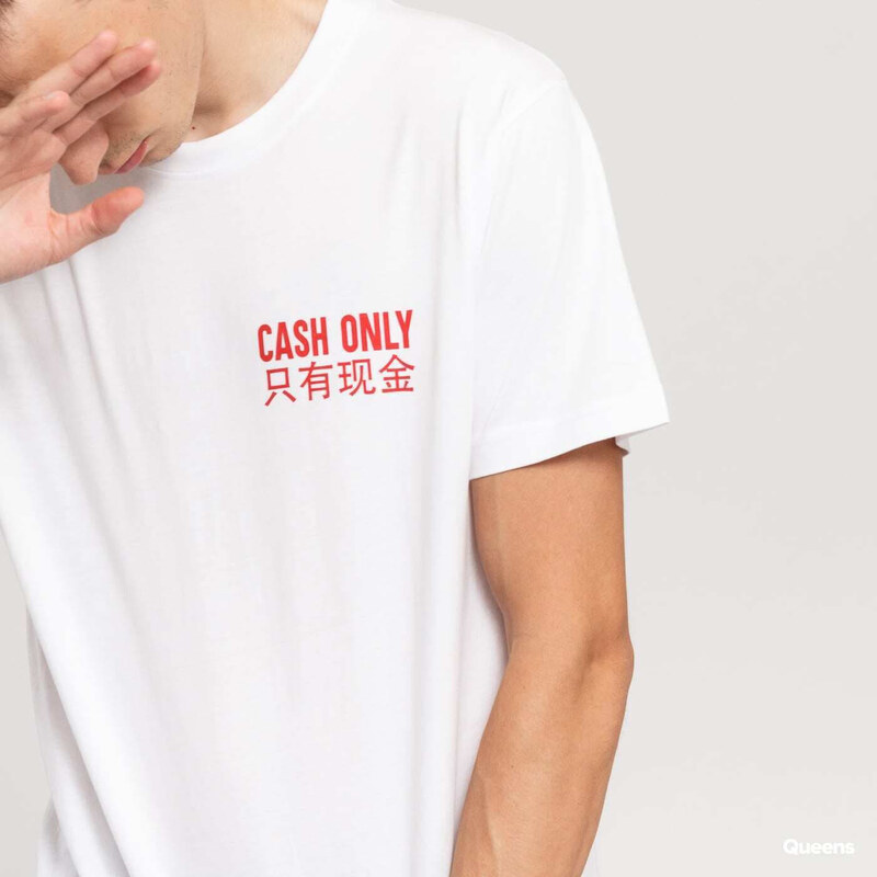 Tričko Urban Classics Cash Only Tee White L