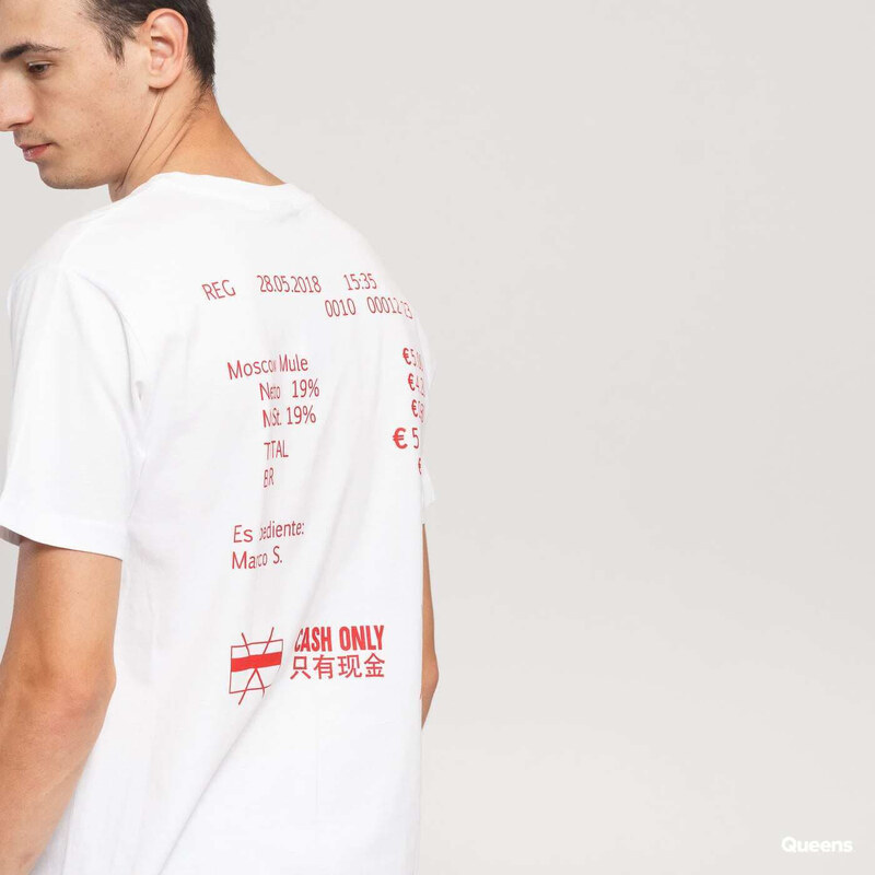 Tričko Urban Classics Cash Only Tee White L