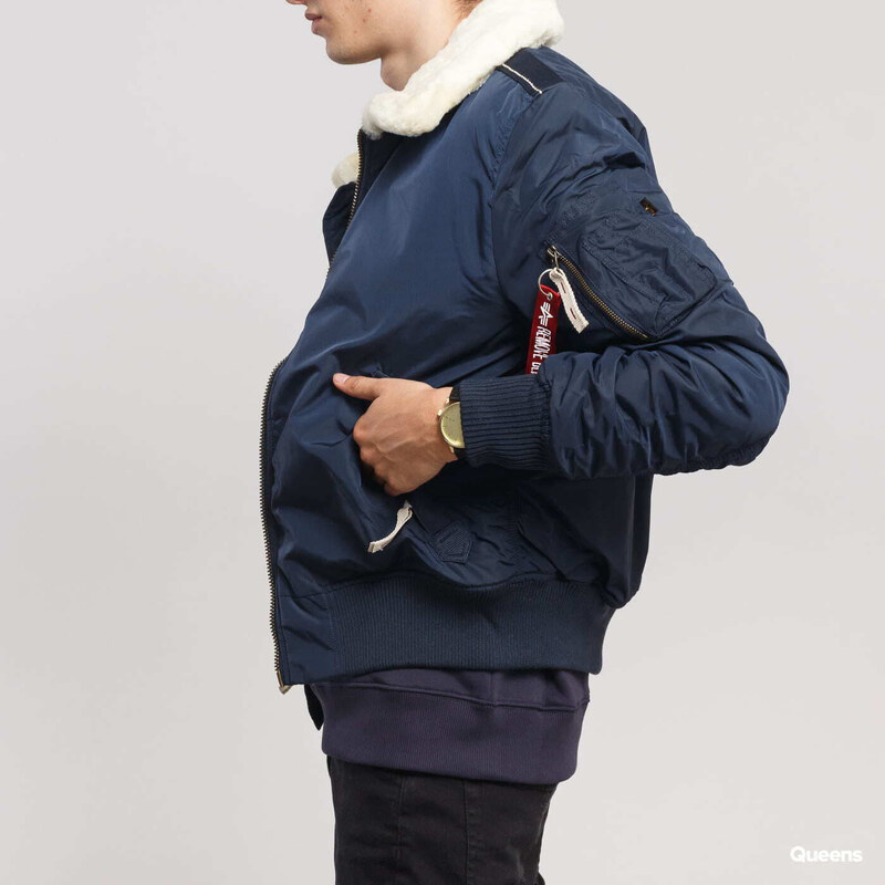 Alpha Industries Inc. Pánská zimní bunda Alpha Industries Injector III navy