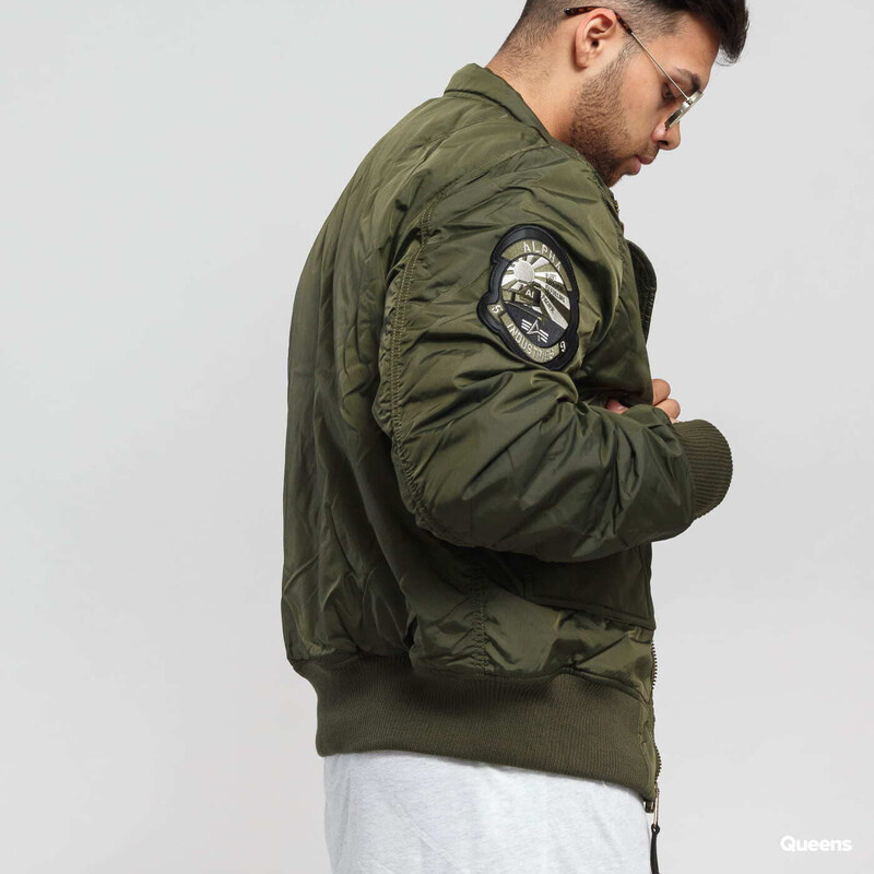 Alpha Industries Inc. Pánský bomber Alpha Industries Engine Olive