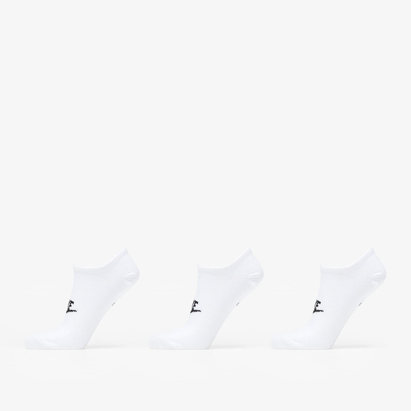 Pánské ponožky Nike NSW Everyday Essential No-Show Socks 3-Pack White/ Black