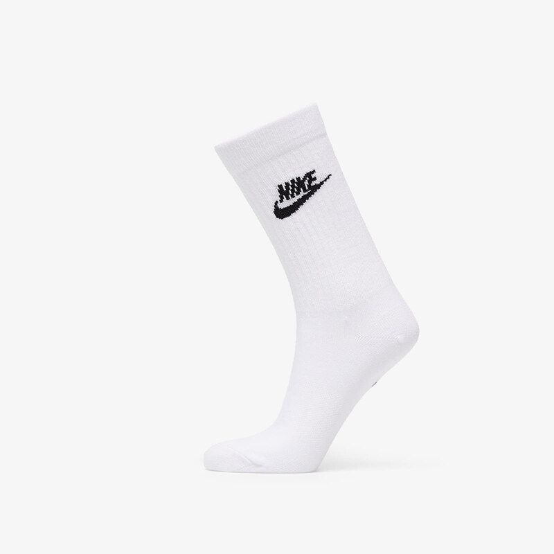 Pánské ponožky Nike NSW Everyday Essential Crew Socks 3-Pack White/ Black