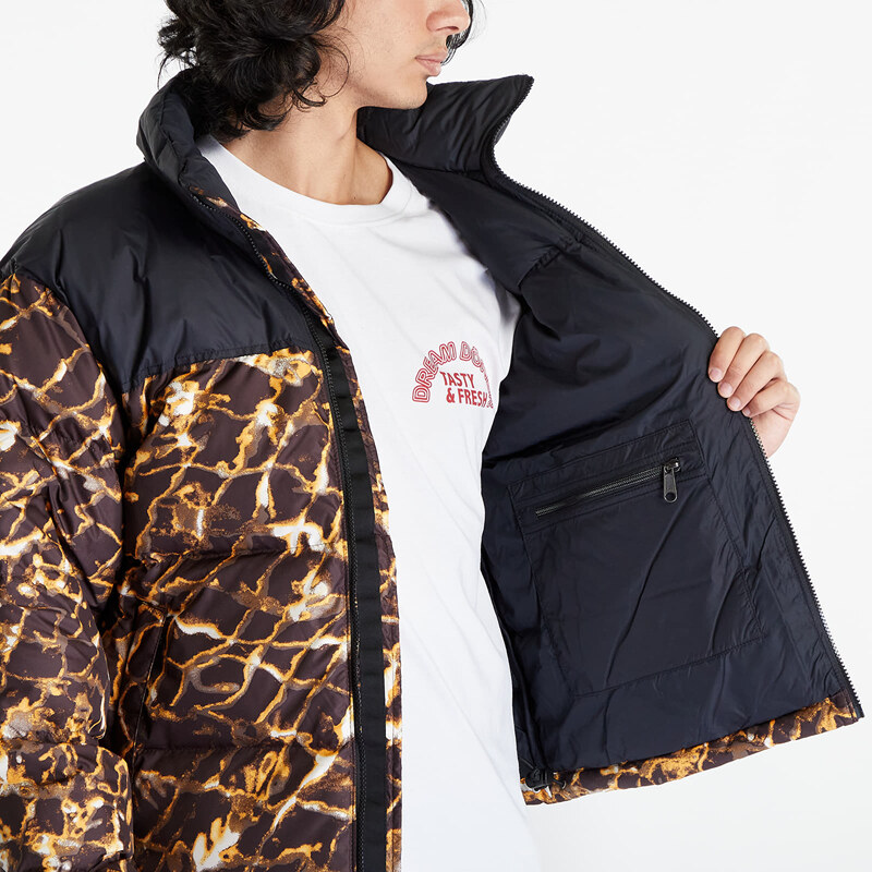 Pánská péřová bunda The North Face M 1996 Retro Nuptse Jacket Coal Brown Wtrdstp/ TNF Black