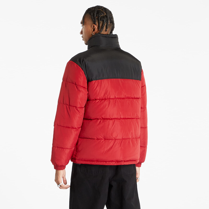 Pánská zimní bunda Karl Kani Retro Essential Puffer Jacket Dark Red