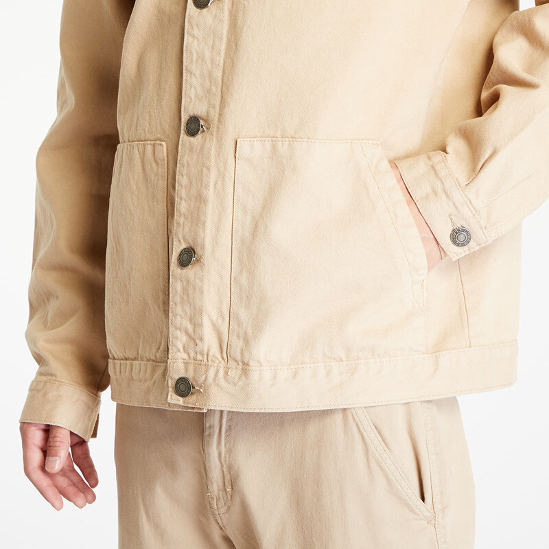 Pánská džínová bunda Urban Classics Painter's Jacket Union Beige