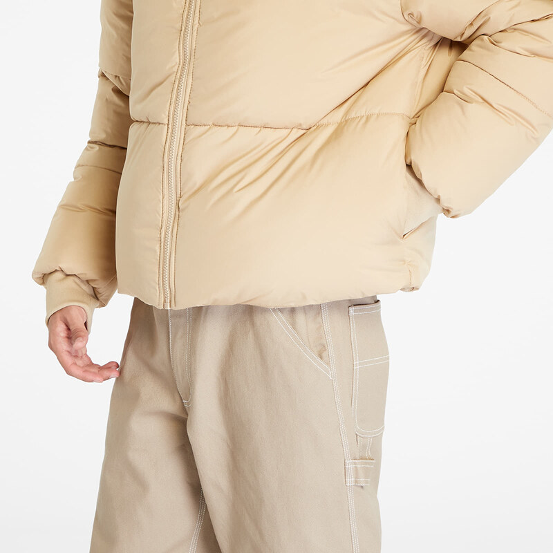 Pánská zimní bunda Urban Classics Short Big Puffer Jacket Union Beige